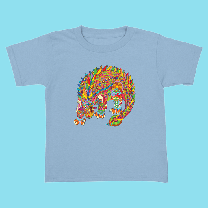 Toddler Ankylosaurus Zentangle T-Shirt | Jurassic Studio