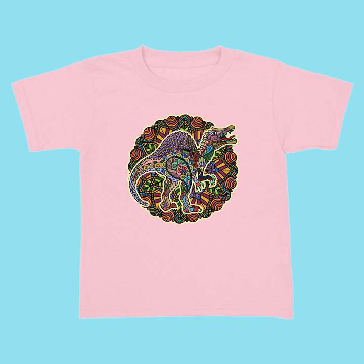 Toddler Spinosaurus Mandala T-Shirt | Jurassic Studio