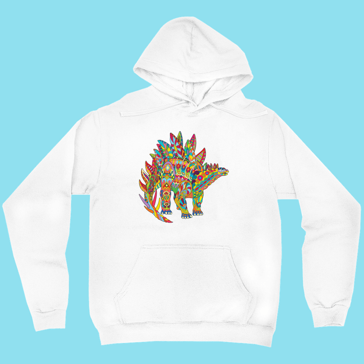 Men Stegosaurus Zentangle Hoodie | Jurassic Studio