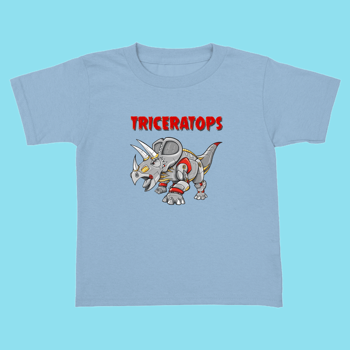 Toddler Robot Triceratops T-Shirt | Jurassic Studio