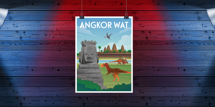 Angkor Wat Poster | Jurassic Studio