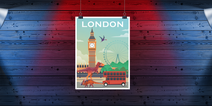 London Poster | Jurassic Studio