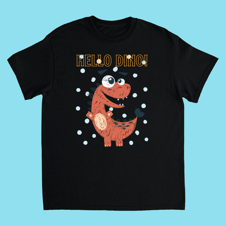 Kids Baby Brown Dino T-Shirt | Jurassic Studio