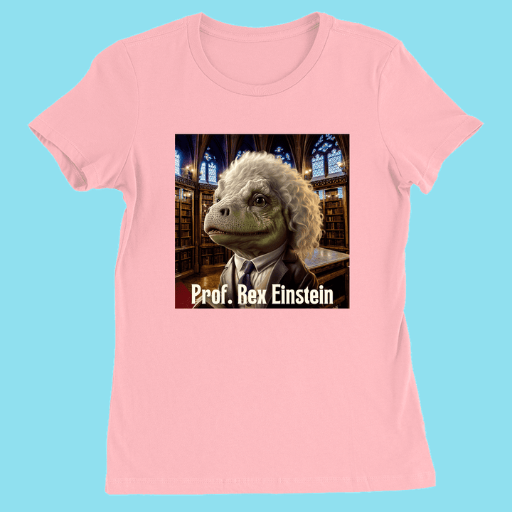 Women Prof. Rex Einstein T-Shirt | Jurassic Studio