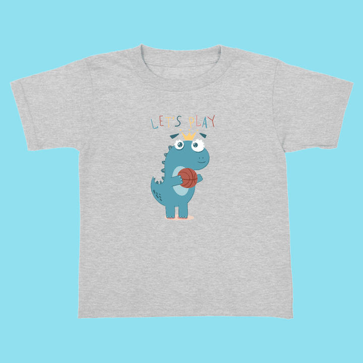 Toddler Baby Dino Basketball T-Shirt | Jurassic Studio