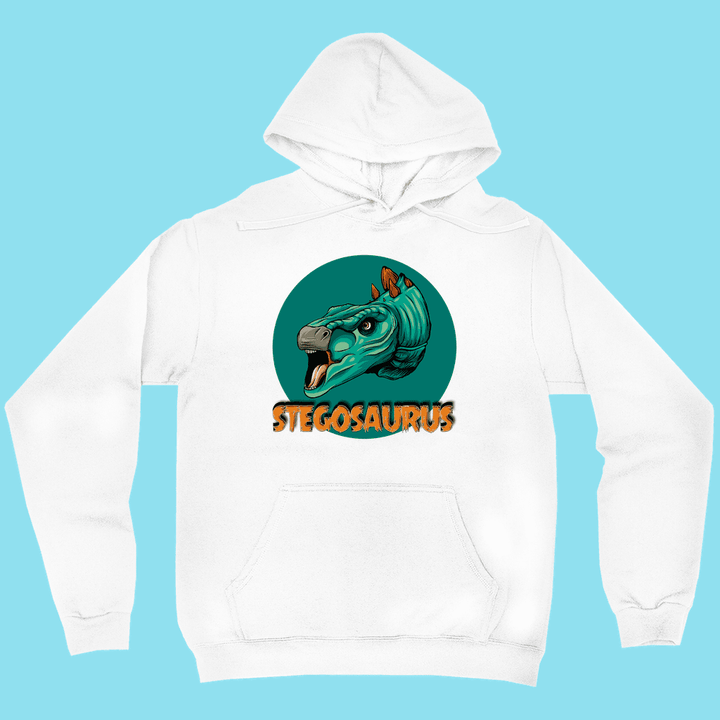 Men Stegosaurus Head Hoodie | Jurassic Studio