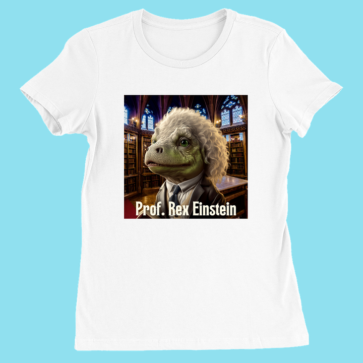 Women Prof. Rex Einstein T-Shirt | Jurassic Studio