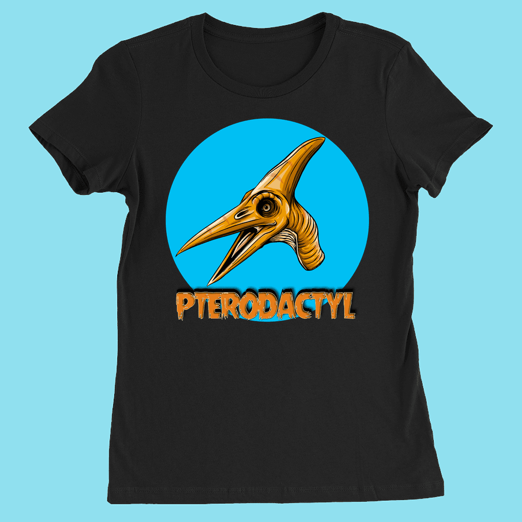 Women Pterodactyl Head T-Shirt | Jurassic Studio