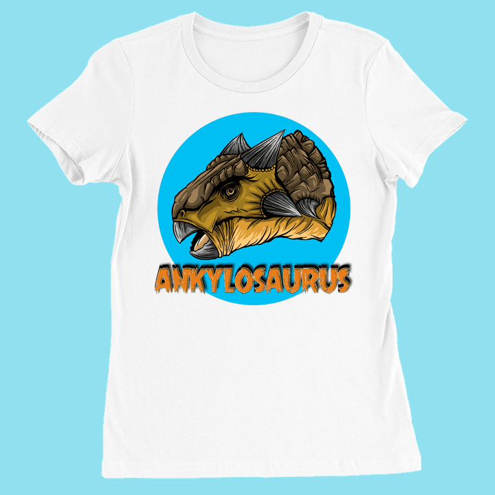 Women Ankylosaurus Head T-Shirt | Jurassic Studio