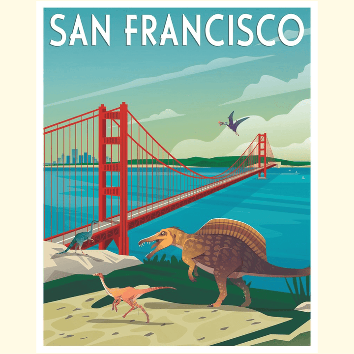 San Francisco Poster | Jurassic Studio