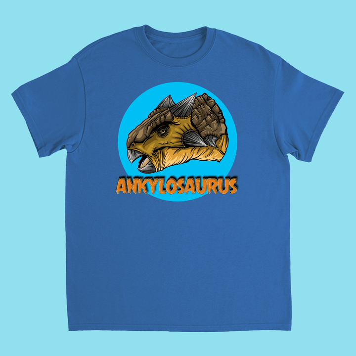 Kids Ankylosaurus Head T-Shirt | Jurassic Studio