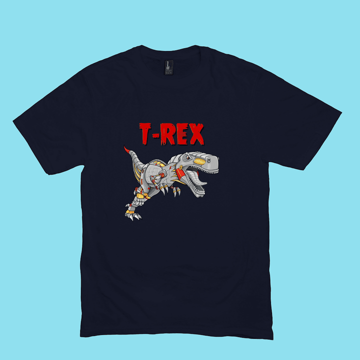 Men Robot T-Rex T-Shirt | Jurassic Studio