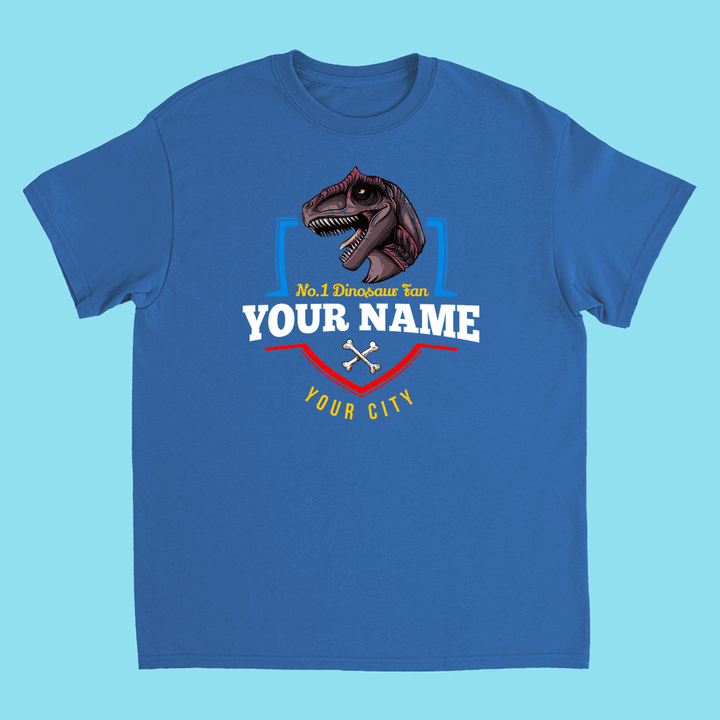N.1 Allosaurus Fan Custom Kids T-Shirt | Jurassic Studio
