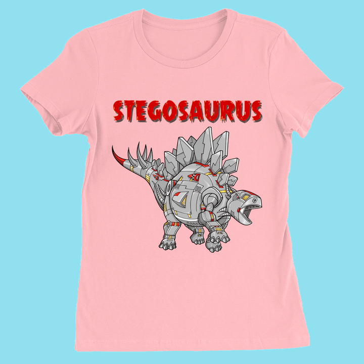 Women Robot Stegosaurus T-Shirt | Jurassic Studio