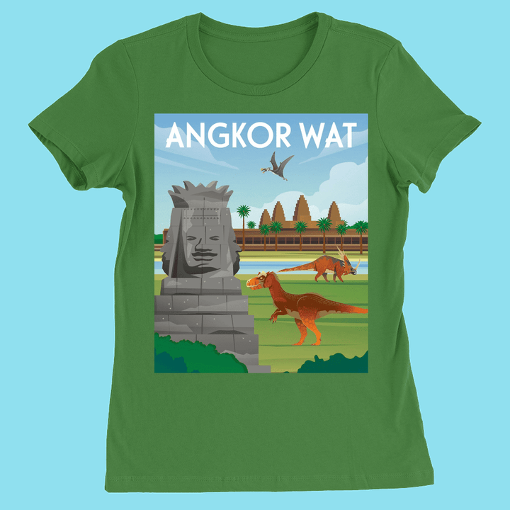 Women Angkor Wat T-Shirt | Jurassic Studio