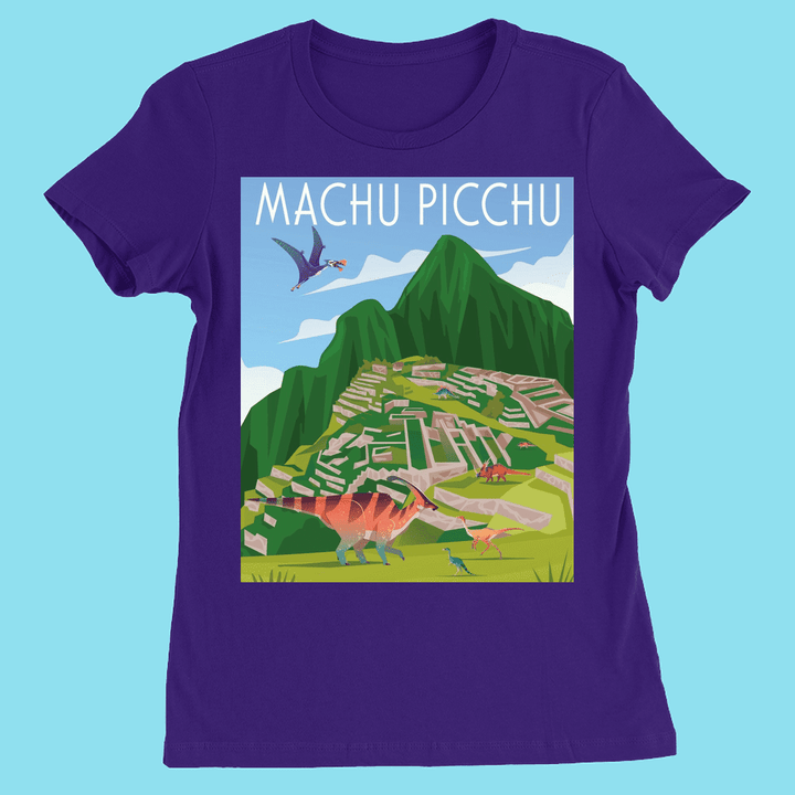 Women Machu Picchu T-Shirt | Jurassic Studio