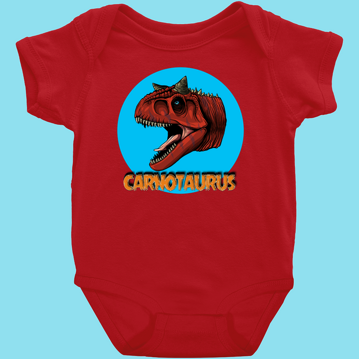 Toddler Carnotaurus Head Onesie | Jurassic Studio