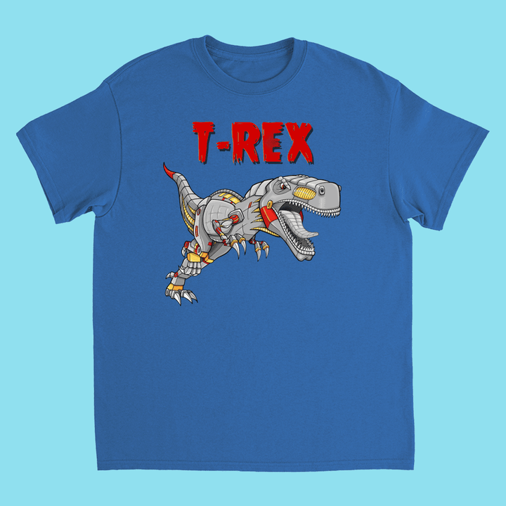 Kids Robot T-Rex T-Shirt | Jurassic Studio