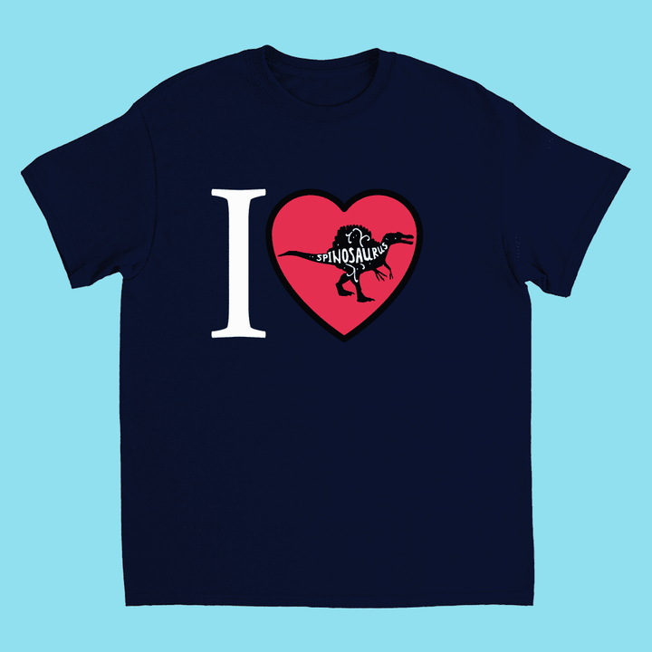 Kids I Love Spinosaurus T-Shirt | Jurassic Studio