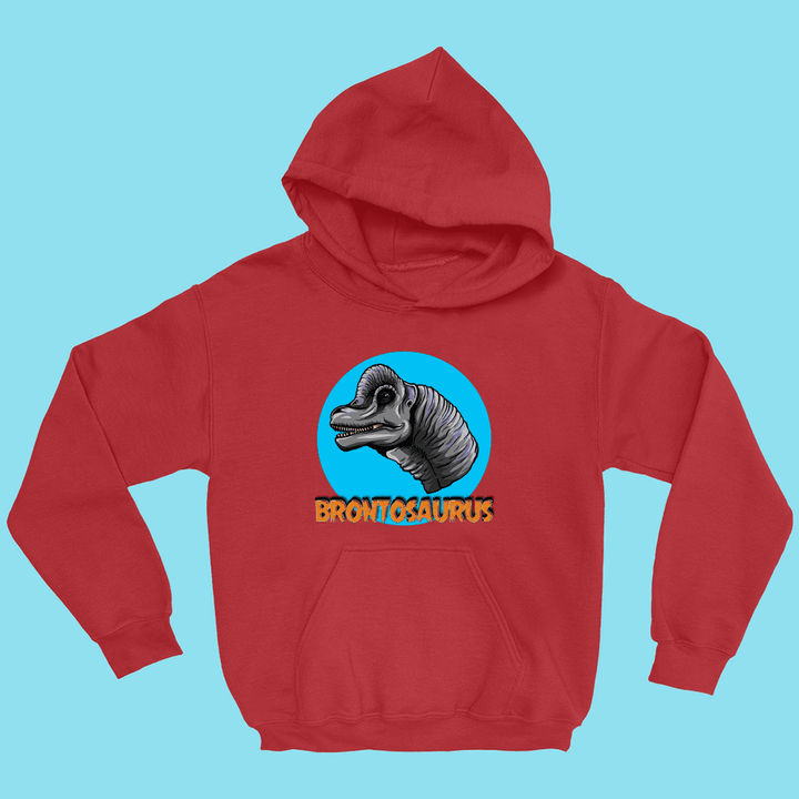 Kids Brontosaurus Head Hoodie | Jurassic Studio