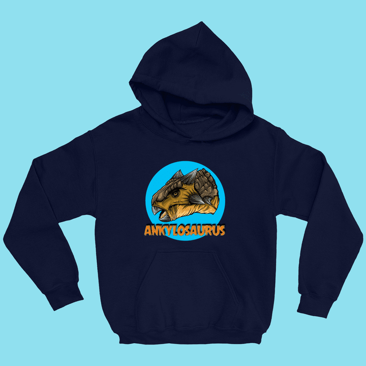Kids Ankylosaurus Head Hoodie | Jurassic Studio