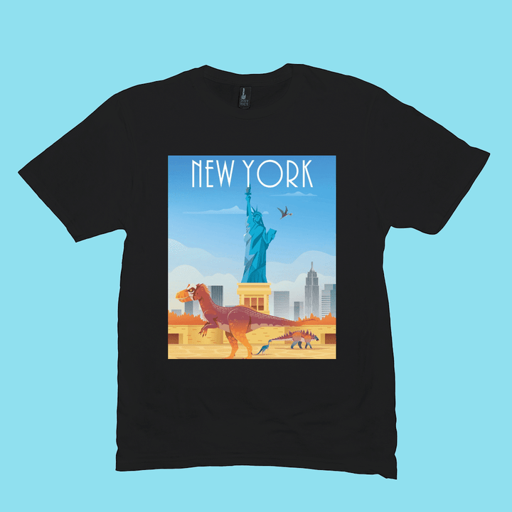 Men New York T-Shirt | Jurassic Studio