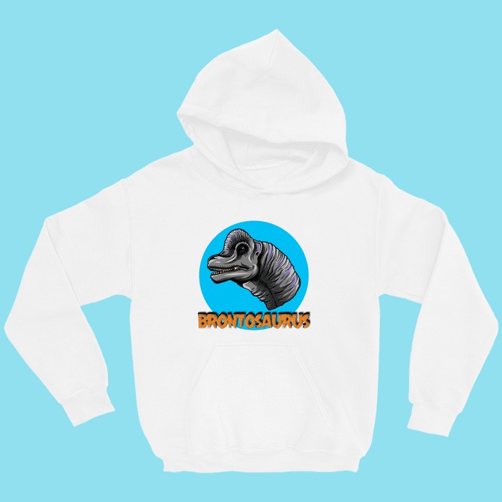 Kids Brontosaurus Head Hoodie | Jurassic Studio