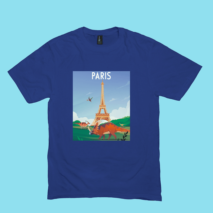 Men Paris T-Shirt | Jurassic Studio