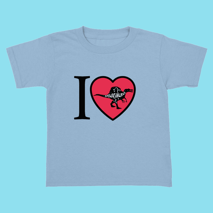 Toddler I Love Spinosaurus T-Shirt | Jurassic Studio