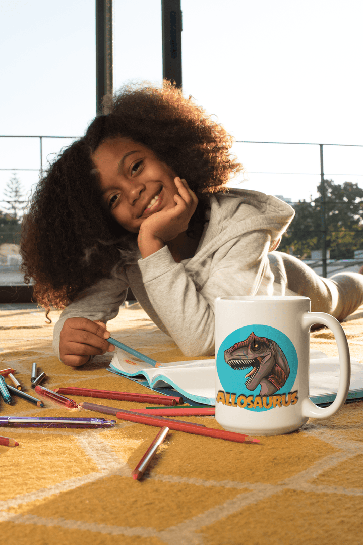 Allosaurus Portrait Mug | Jurassic Studio