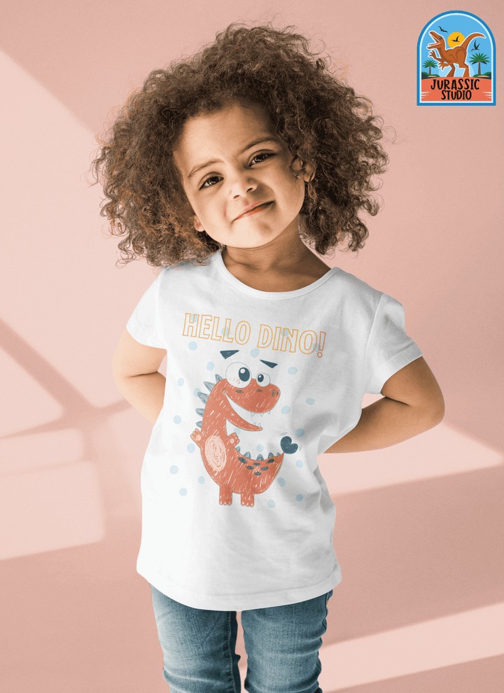 Toddler Baby Brown Dino T-Shirt | Jurassic Studio