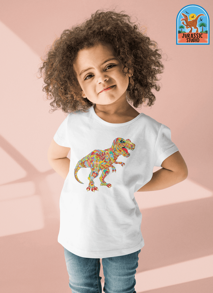 Toddler T-Rex Zentangle T-Shirt | Jurassic Studio