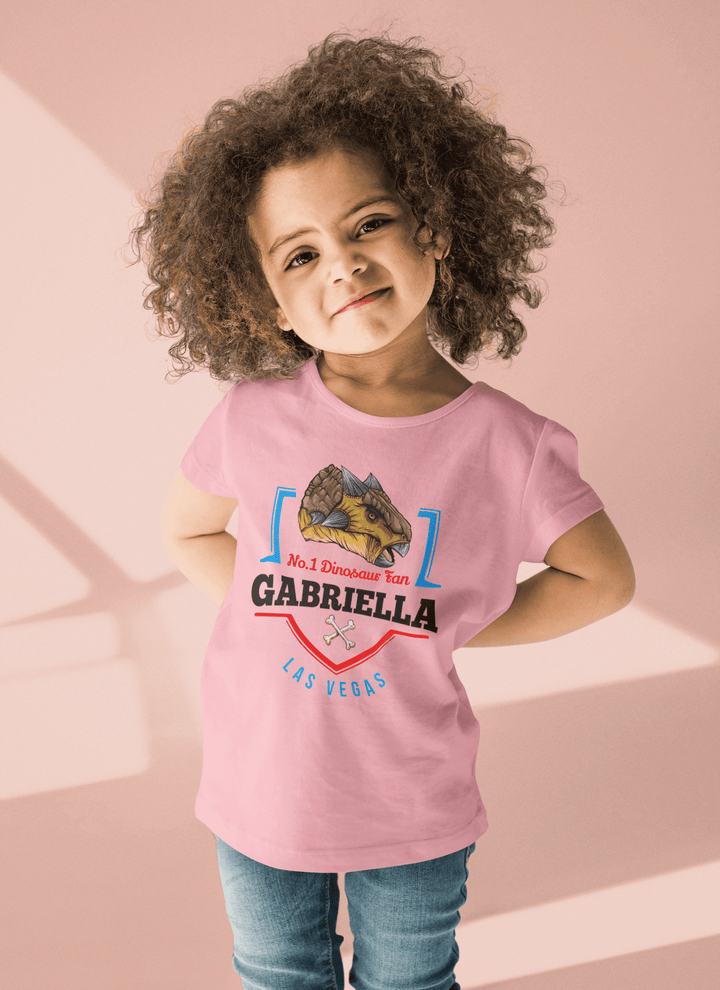 N.1 Ankylosaurus Fan Custom Toddler T-Shirt | Jurassic Studio