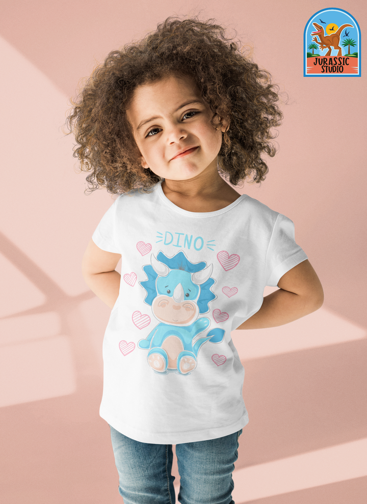 Toddler Baby Blue Dino T-Shirt | Jurassic Studio