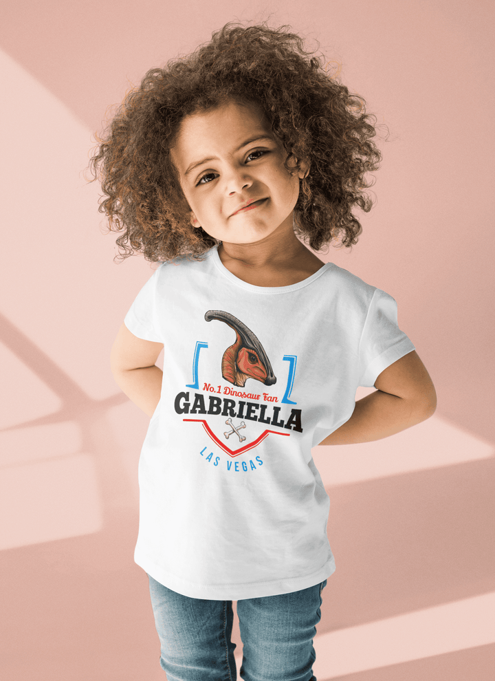 N.1 Hadrosaur Fan Custom Toddler T-Shirt | Jurassic Studio