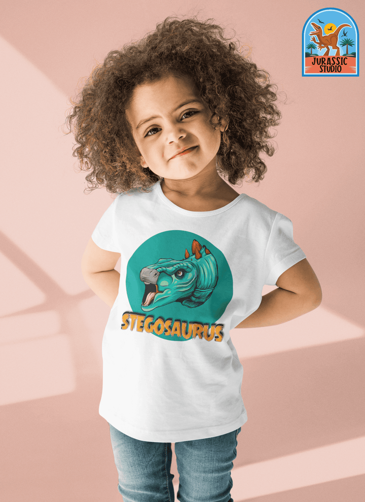 Toddler Stegosaurus Head T-Shirt | Jurassic Studio