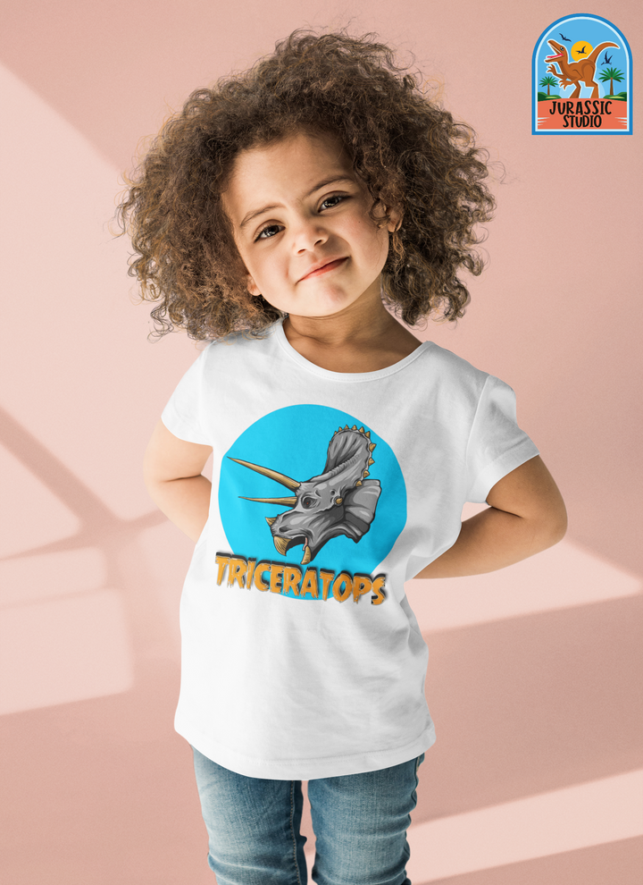 Toddler Triceratops Heads T-Shirt | Jurassic Studio