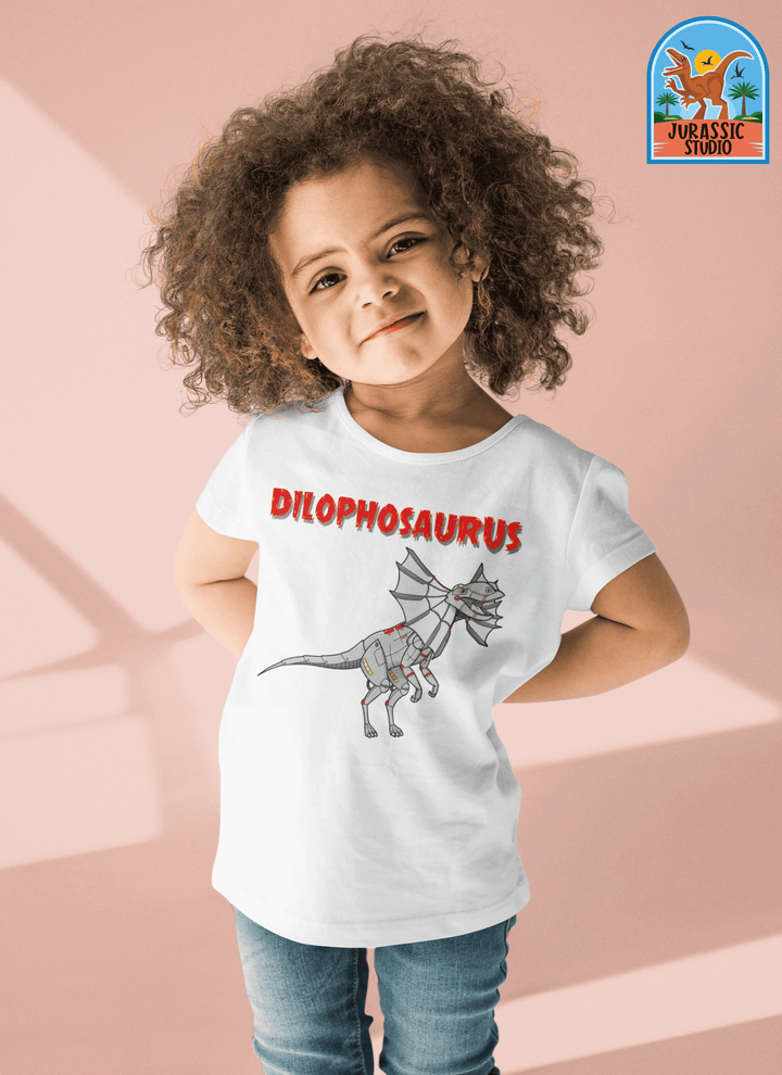 Toddler Robot Dilophosaurus T-Shirt | Jurassic Studio