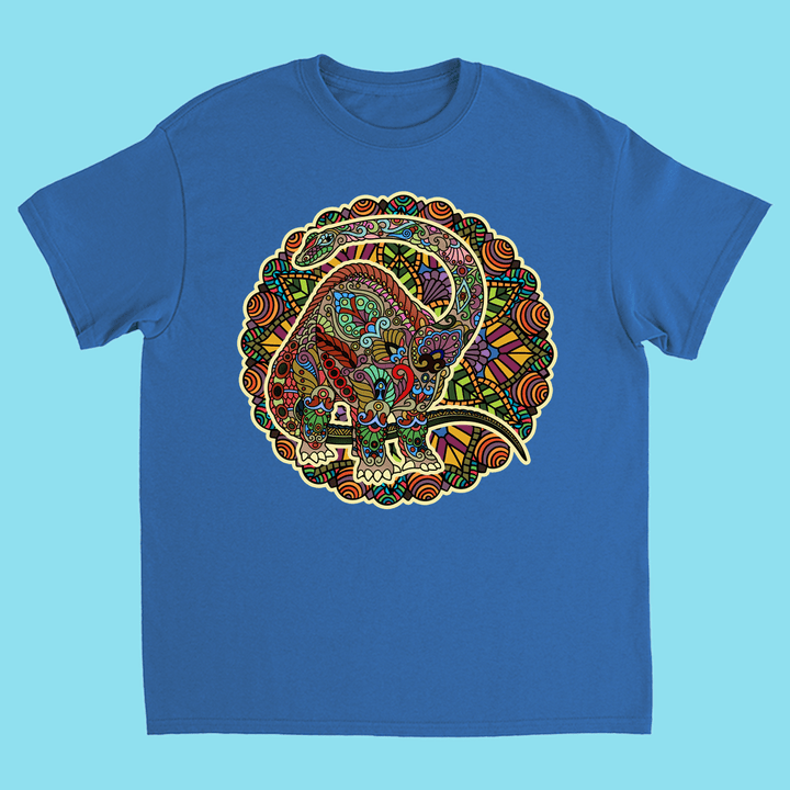 Kids Brontosaurus Mandala T-Shirt | Jurassic Studio