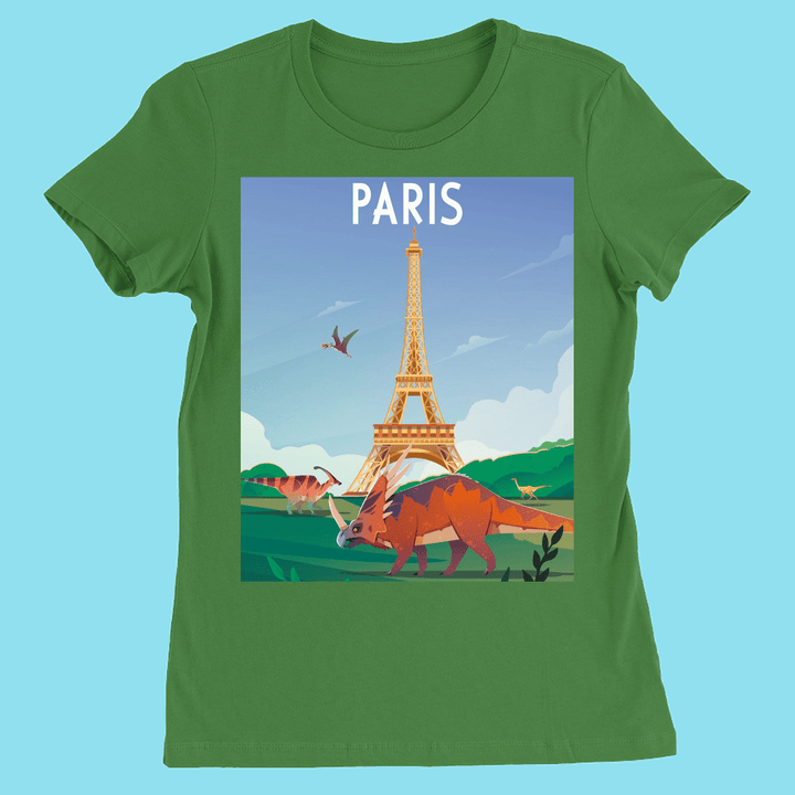 Women Paris T-Shirt | Jurassic Studio