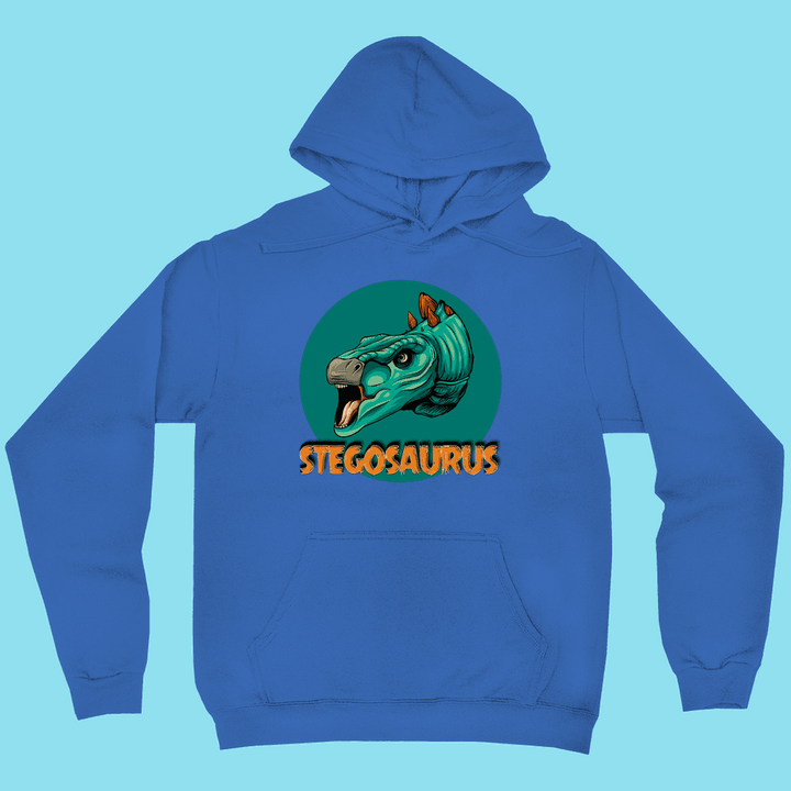 Men Stegosaurus Head Hoodie | Jurassic Studio