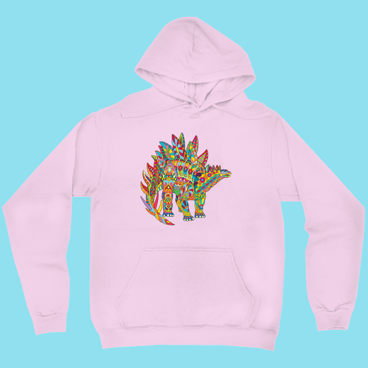 Men Stegosaurus Zentangle Hoodie | Jurassic Studio