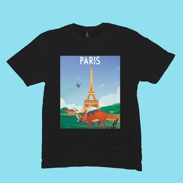 Men Paris T-Shirt | Jurassic Studio