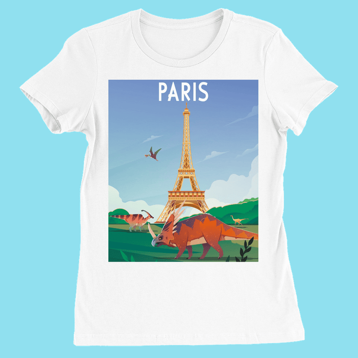 Women Paris T-Shirt | Jurassic Studio