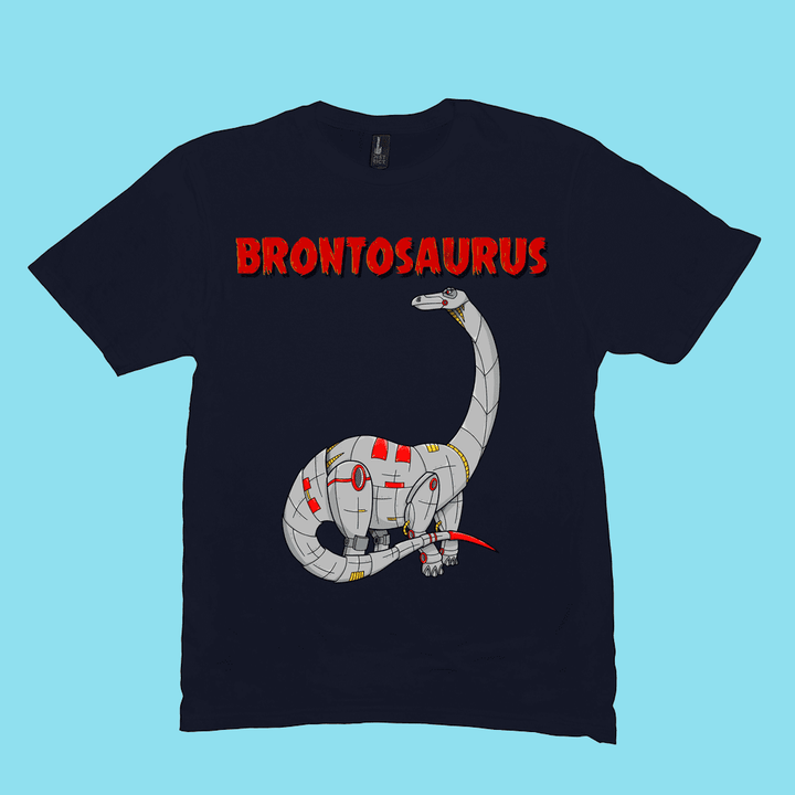 Men Robot Brontosaurus T-Shirt | Jurassic Studio