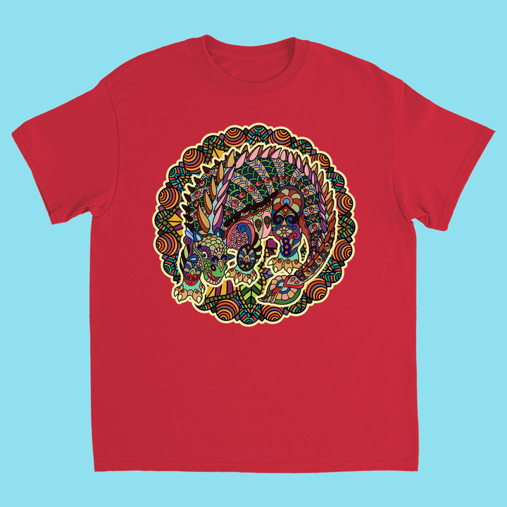 Kids Ankylosaurus Mandala T-Shirt | Jurassic Studio