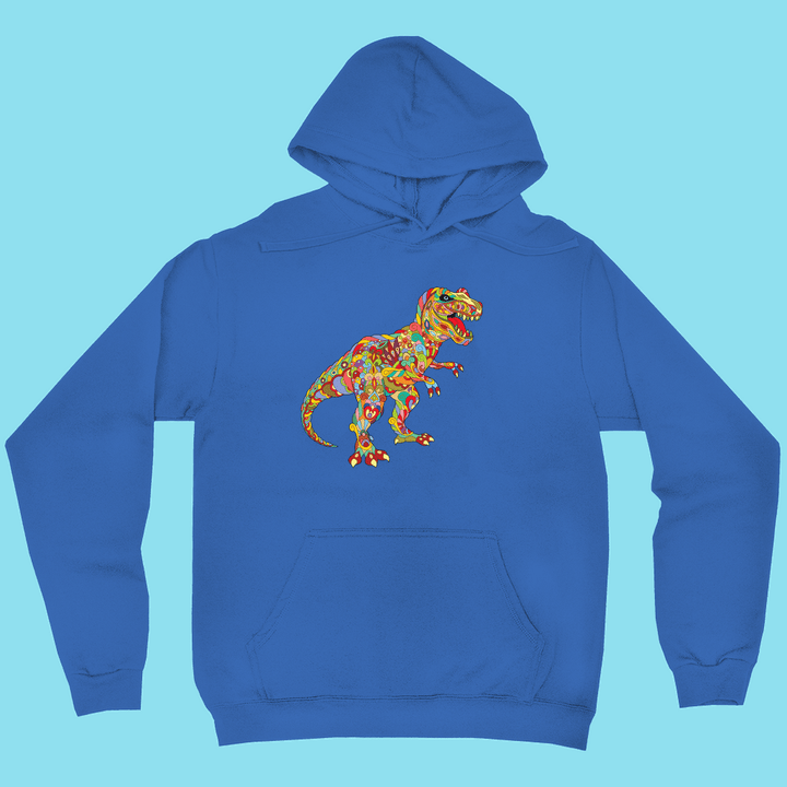 Men T-Rex Zentangle Hoodie | Jurassic Studio