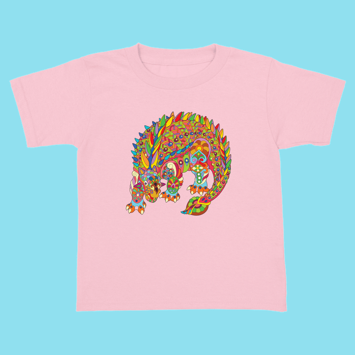 Toddler Ankylosaurus Zentangle T-Shirt | Jurassic Studio