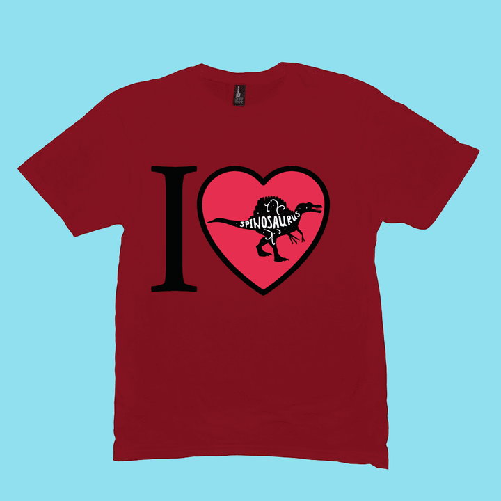 Men I Love Spinosaurus T-Shirt | Jurassic Studio