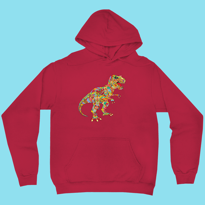 Men T-Rex Zentangle Hoodie | Jurassic Studio